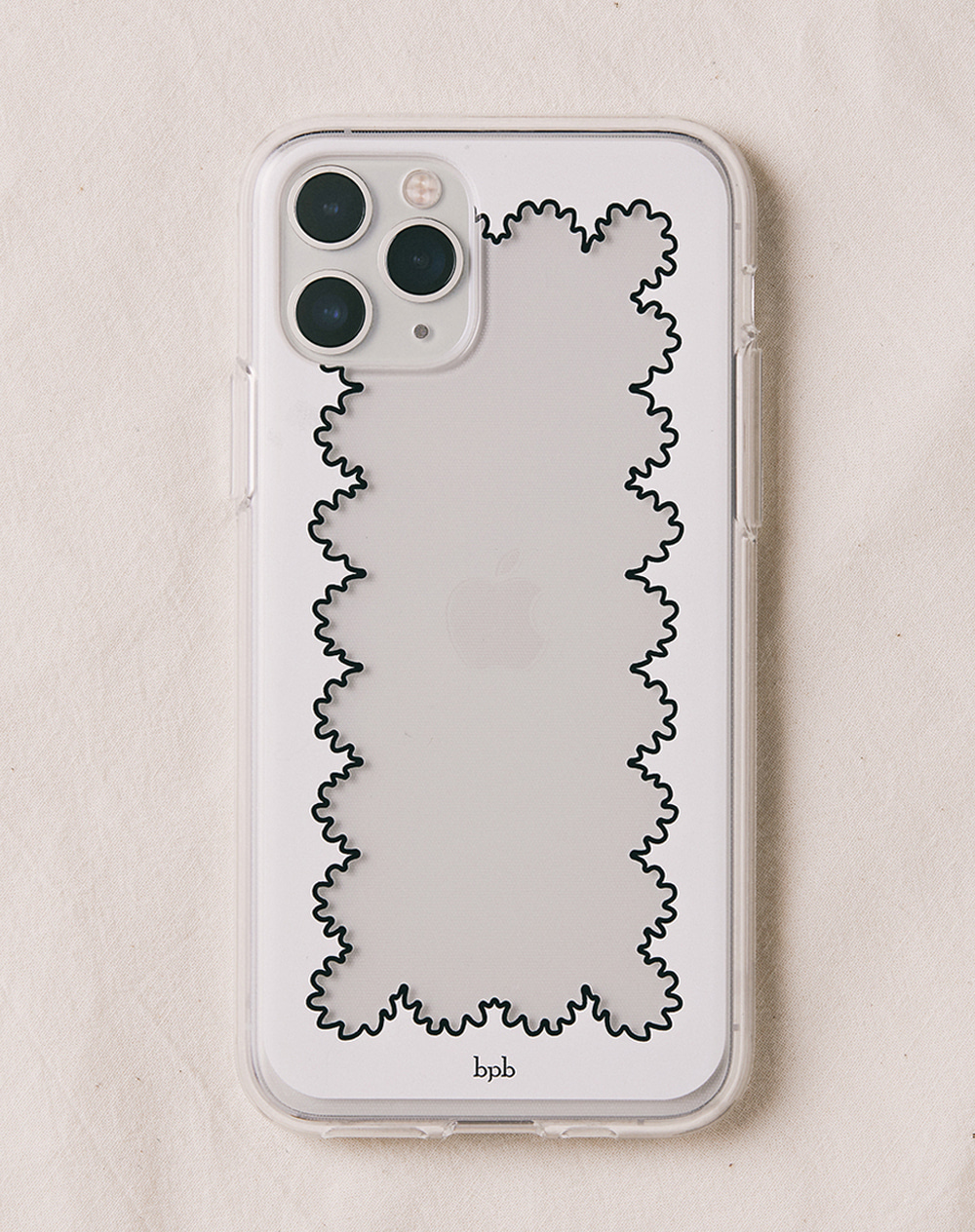 lace coco iPhone Case-white