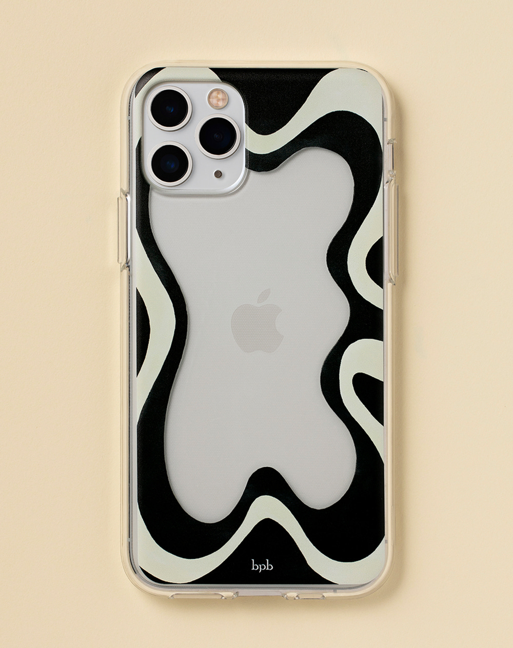 Waves iPhone Case-black (14차리오더)
