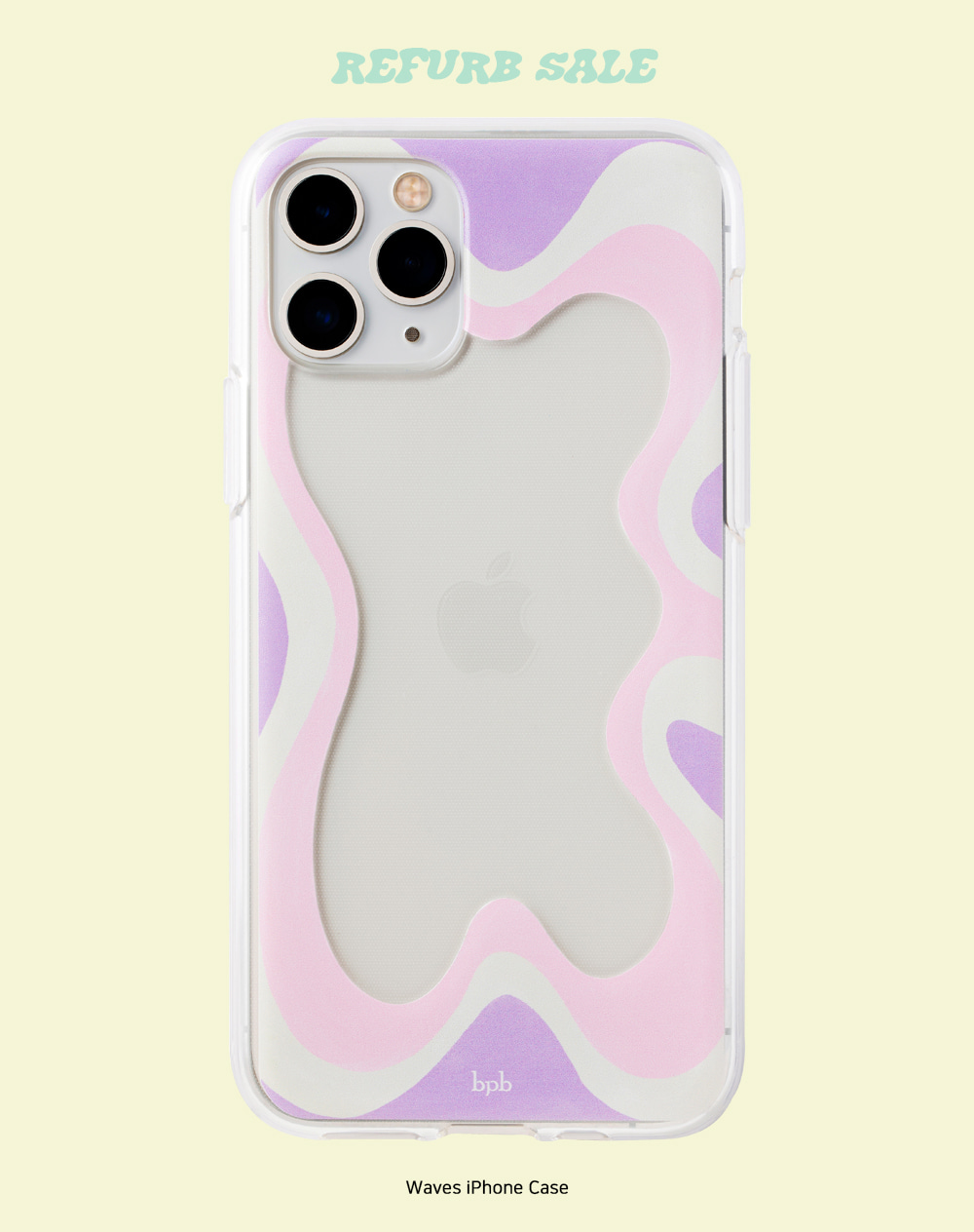 (Refurb Sale)Waves iPhone Case-violet