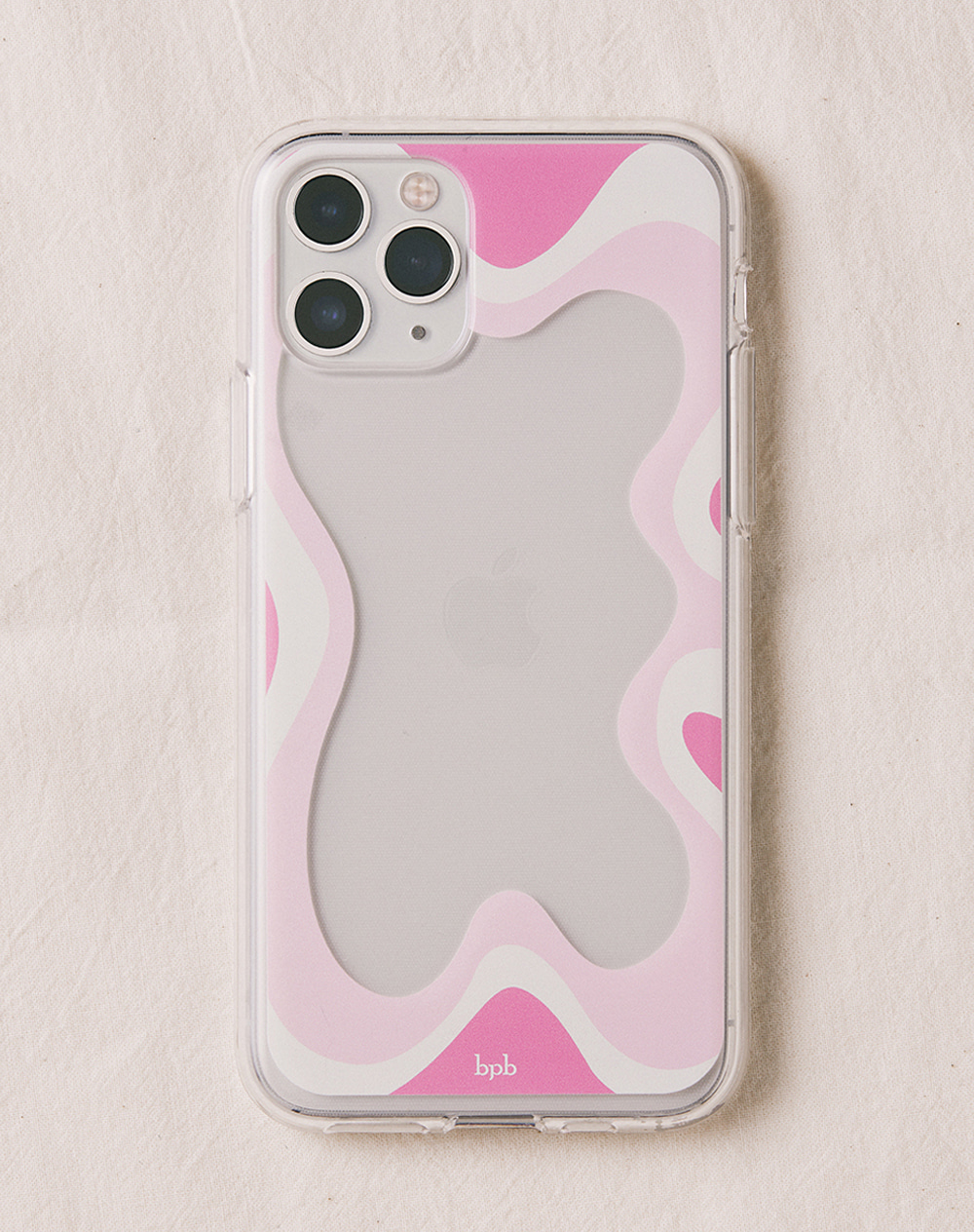 Waves iPhone Case-pink